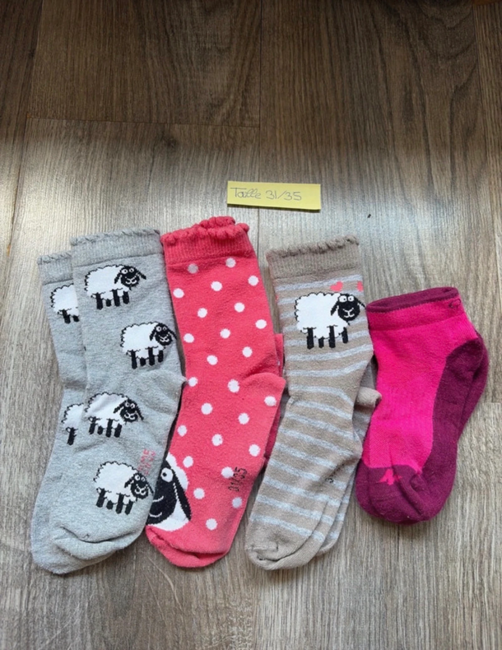 Lot de 4 paires de chaussettes 31/35